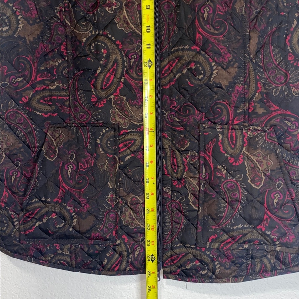 🎈Adorable J.Jill Heritage Quilted Patterned Paisley Vest! - Picture 7 of 11